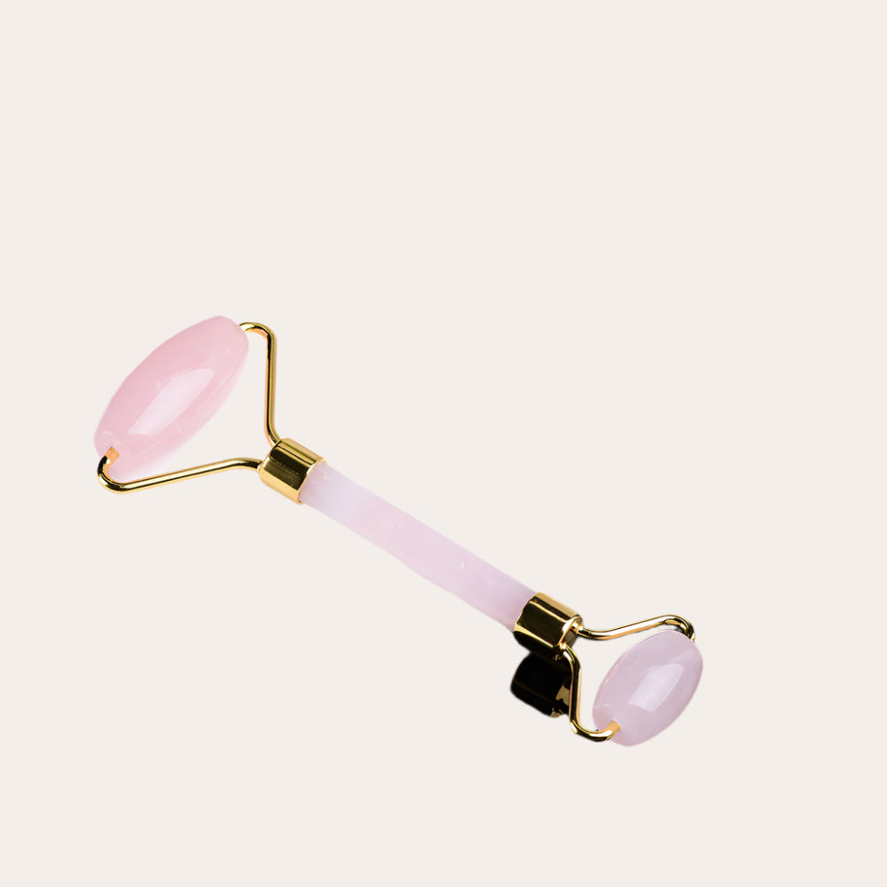 Gua Sha Rose Quartz Stone & Jade roller