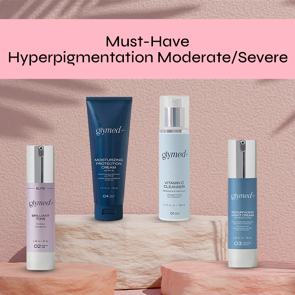 4 Step Skin Care Regimen for Hyperpigmentation - Moderate/Severe